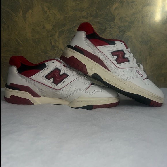 New Balance 550 Aime Leon Dore White Red - Picture 3 of 7